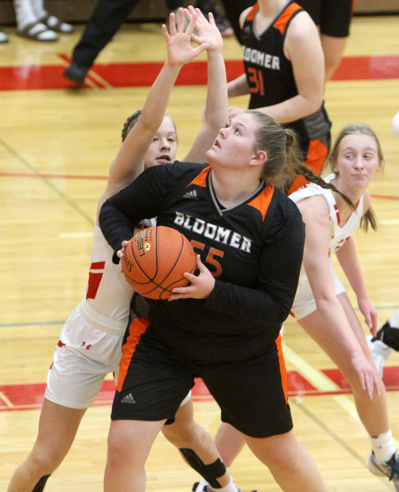 Bloomer girls basketball at Colfax 11-22-21